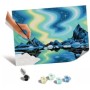 Pictura pe numere Tablou Canvas Aurora Boreala